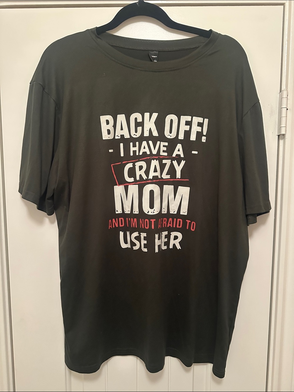 NFINITY Black Crewneck T-Shirt with Tag Detail